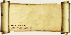 Večerinka Josijević vizit kartica